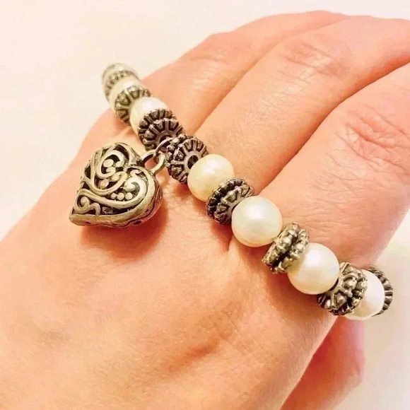 Artisan 👩‍🎨 Hand made Vintage  Freshwater Pearls Bracelet - Picture 5 of 5